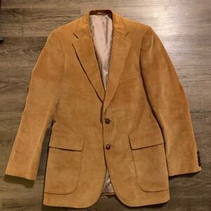 Vintage Colours by Alexander Julian Blazer Mens 42R L Corduroy Jacket Grandpa
